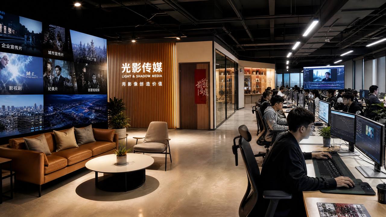 探花传媒公司门店照片